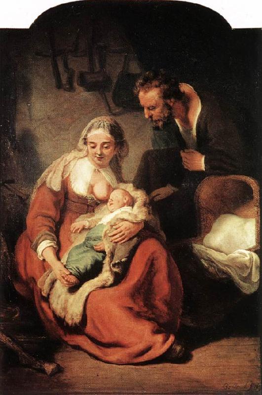 REMBRANDT Harmenszoon van Rijn The Holy Family x